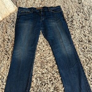 Joes brand jeans. Dark wash, slim fit.